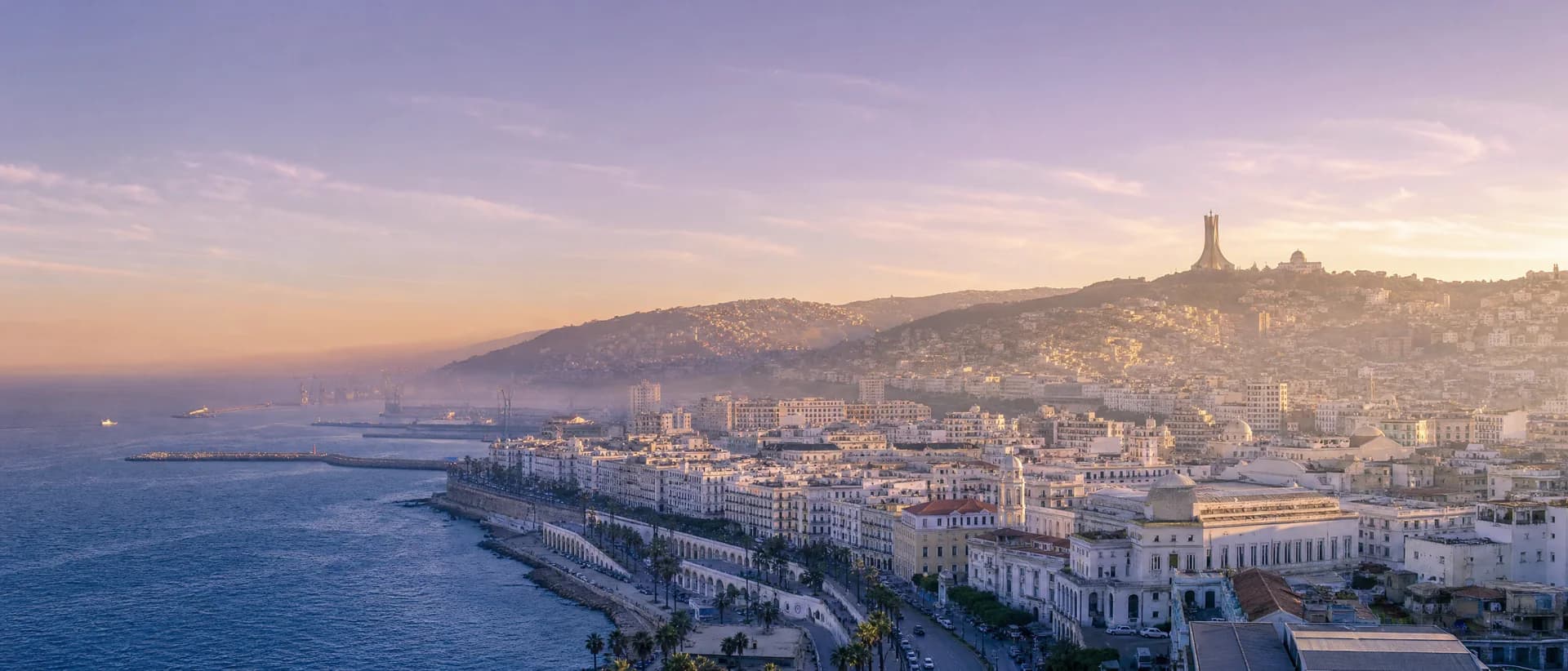 The Algerian Mediterranean coastline