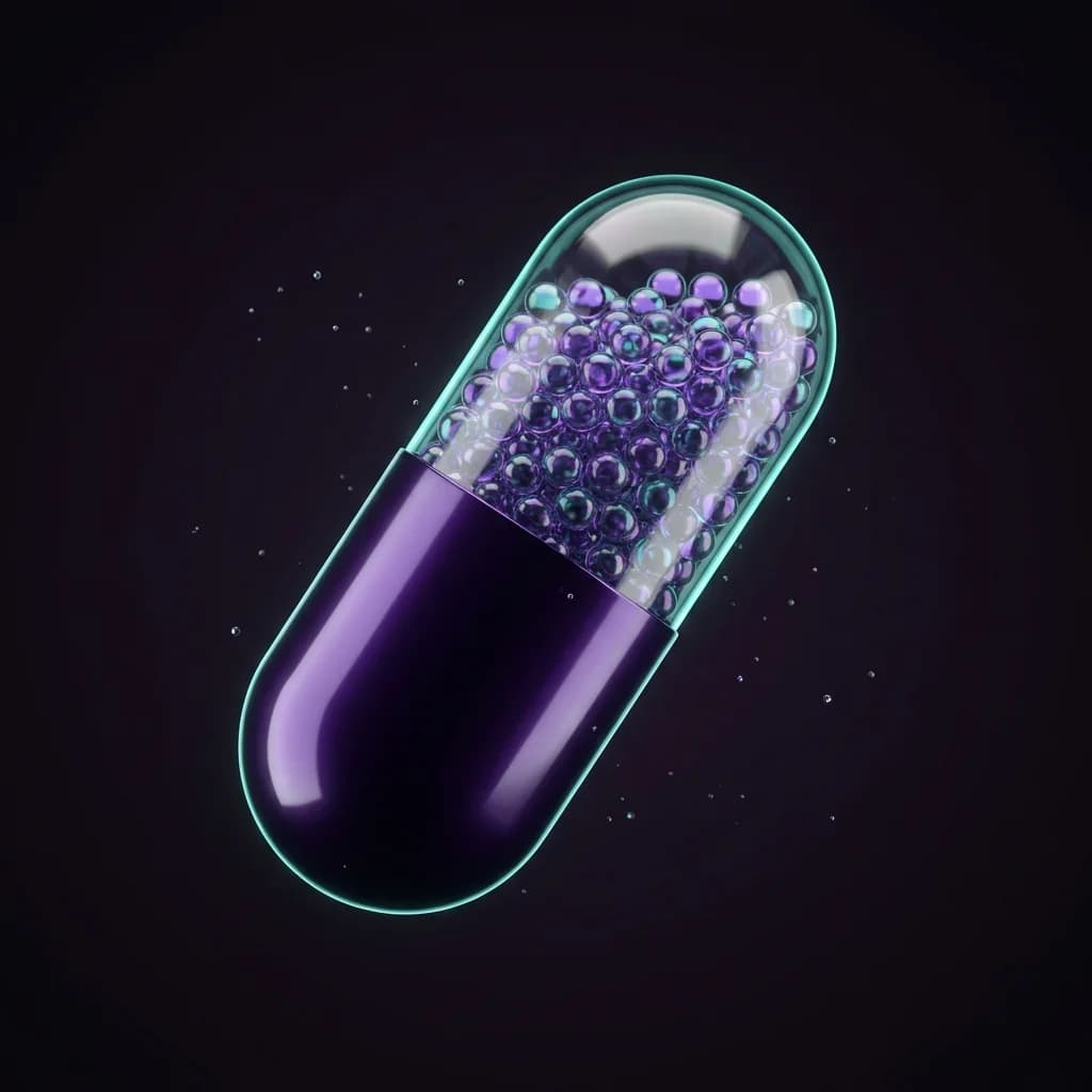 3D render of a Biocare capsule